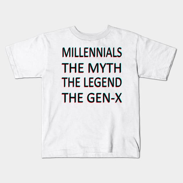 millennial Kids T-Shirt by Dankest Merch